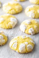 LEMON CRINKLE  COOKIES