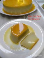 flan cốt dừa nướng 16 cm