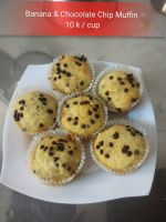 muffin chuối chocolate chip