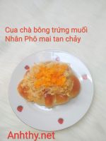 Cua chà bông trứng muối nhân phomai tan chảy