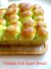 Bánh mì Lá Dứa Pandan pull Apart Bread ổ 20 cm - anh 1