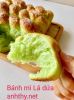 Bánh mì Lá Dứa Pandan pull Apart Bread ổ 20 cm - anh 1