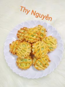 bánh Tart Dừa lá dứa